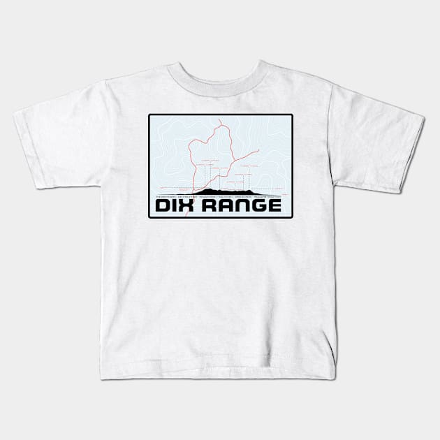 Dix Range Adirondacks Kids T-Shirt by beckhorn